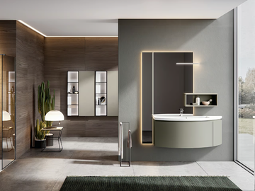 GIU 9087 - Wall-mounted vanity unit with drawers by Edoné by Agorà - view 2